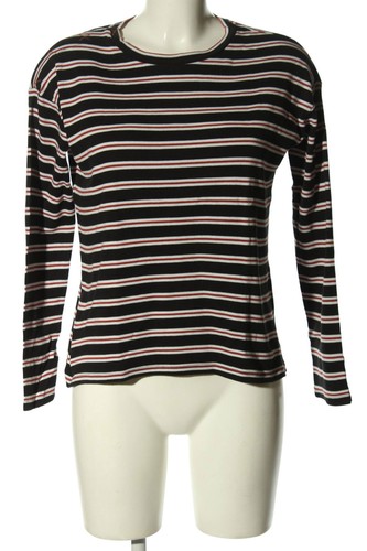 EDC Maglietta a righe Donna Taglia IT 40 nero-bianco-ruggine stile casual