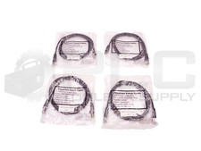 LOT OF 4 NEW CAT.5E STP BOOTED 350MHZ 5FT ETHERNET PATCH CABLE