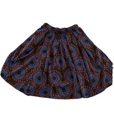 LuLaRoe Floral Print Short Pleated Skirt Women's Size XS Plum Purple Blue Red