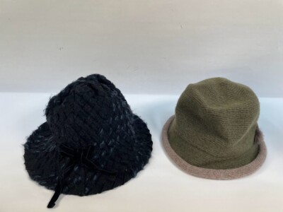 Lot of 2 - Women's Bucket Hat One Size Assorted Brands and Colors