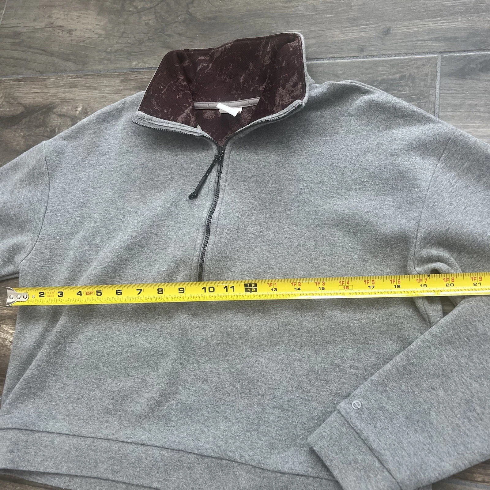 lole cropped 1/2 zip sweater