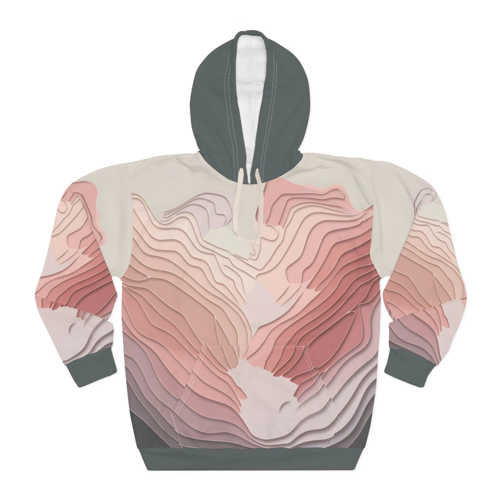 Pastel Range Hoodie All Over Print Unisex Outdoor Pullover Aesthetic Travel Wear