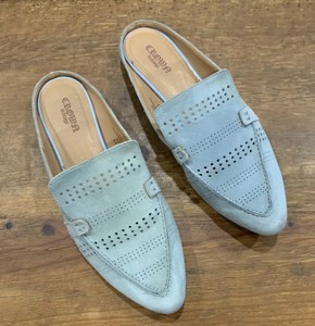 crown vintage mules