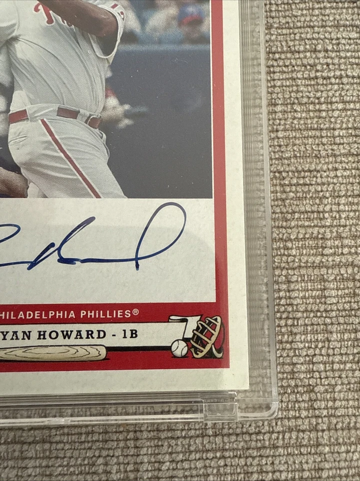 Карта с автографом Райана Ховарда 2004 Upper Deck Origins Phillies - Изображение 3 из 4