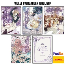 Violet Evergarden Light Novel Vol. 1–5 | Complete English Book Set FREE SHIPPING