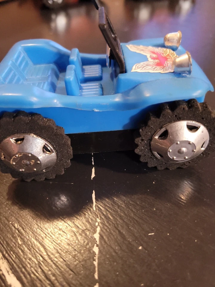 Buggy Climbing Tumble Car Rugged Off-road Tires w/ firebird logo vntg toy - Image 4 of 4