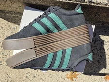 adidas Daily 4.0 Classic Retro Suede Skate Ortho Trainer IF4501 Black/Green/Gum