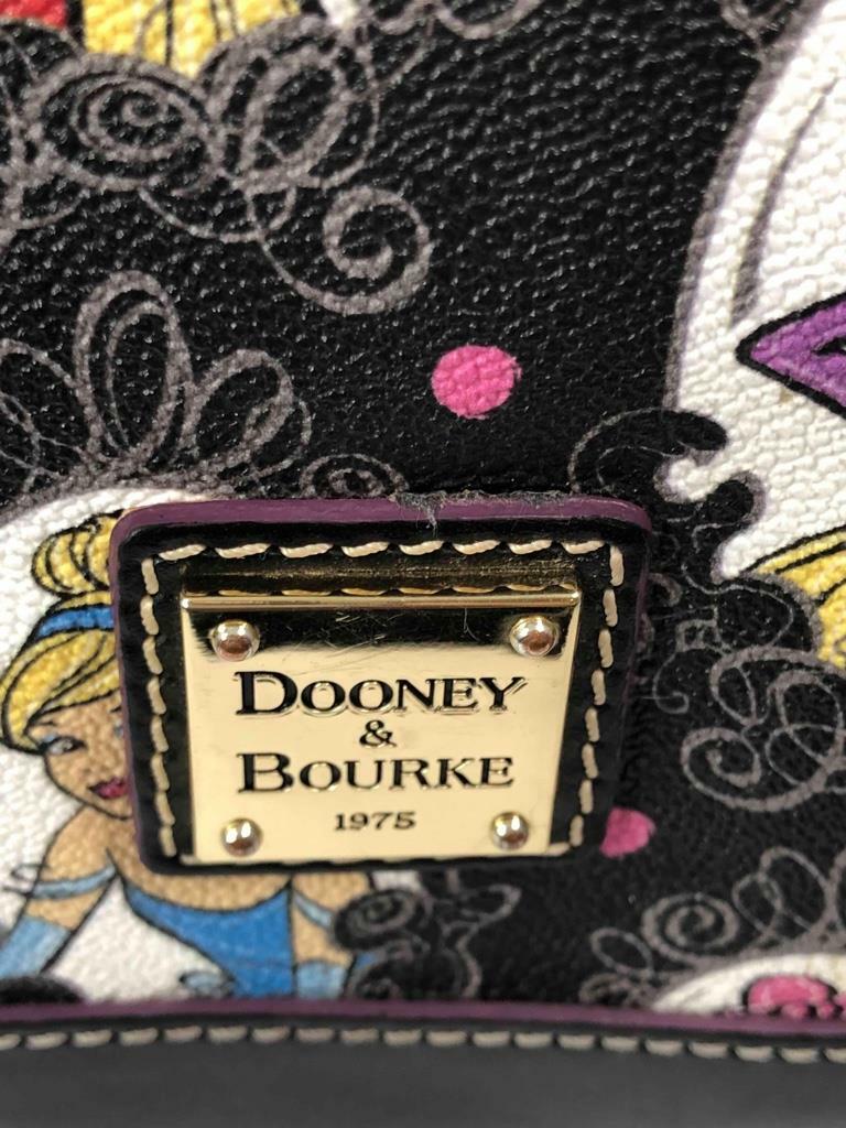 DOONEY & BOURKE Disney Princess Black Leather Zip Zip
