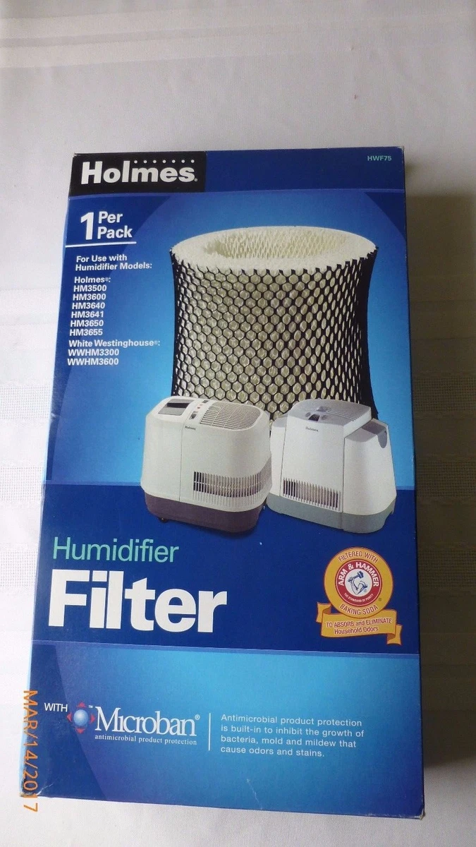 Holmes Humidifier Filter with Microban 1 Filter HWF75 with Arm Hammer Soda