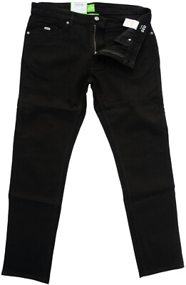 NEU 34/32 42/34 HUGO BOSS JEANS JC-DELAWARE1 BLACK STRETCH SLIM FIT 50315095