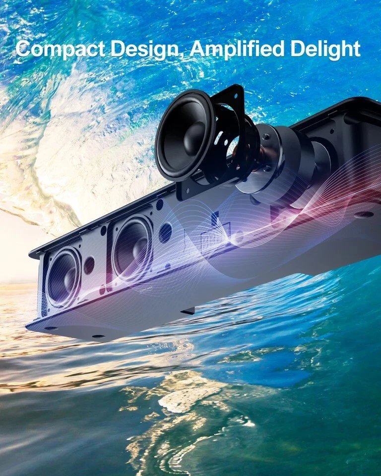 Soundbar TV Wireless Subwoofer 5.1 ULTIMEA Poseidon D50 Bluetooth Xtra Bass - Bild 3 von 4