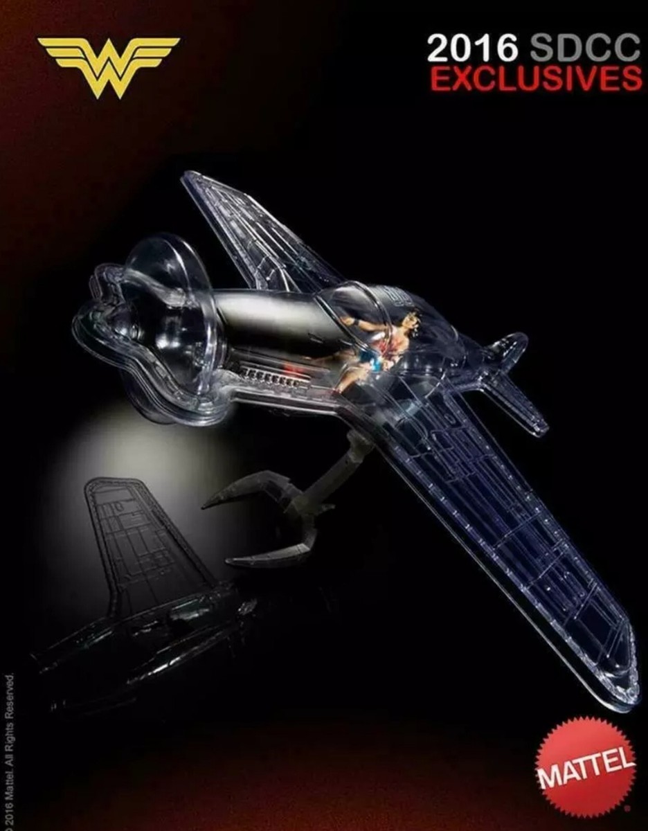 Wonder Woman Invisible Jet 75th Anniversary DC Mattel SDCC