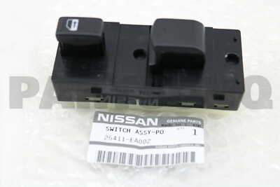 25411EA002 Genuine Nissan SWITCH ASSY-POWER WINDOW,ASSIST 25411