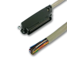 25 Pair Telco Amphenol CAT3 Trunk Cable 50-Pin Male to Blunt - PBX AMP RJ21 15ft