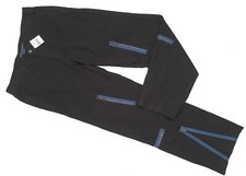 NEW Ralph Lauren Womens Cargo Pants  Black With Blue Trim Lightweight Cotton