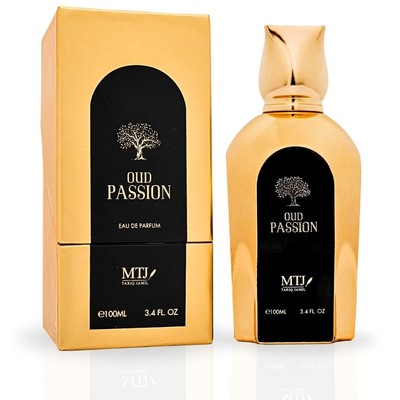 Oud Passion EDP Spray 100ML (3.4 OZ) by MTJ | Long Lasting, Floral, Soft Spicy, 