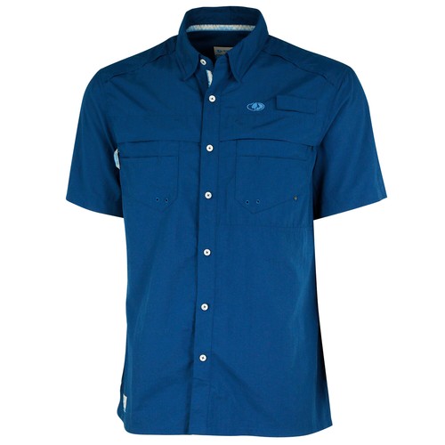 Mossy Oak Men's Short Sleeve Button Up Fishing Shirt eBay