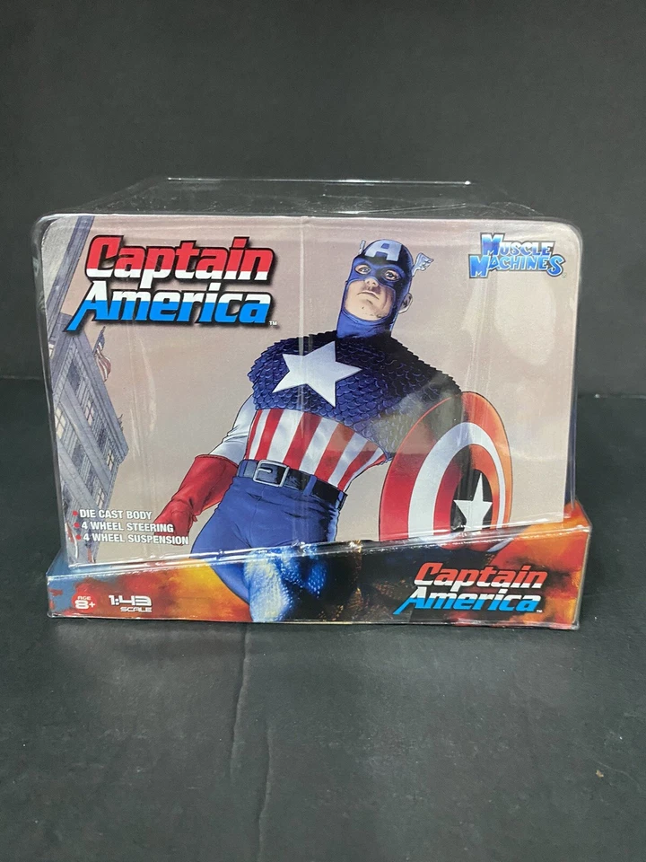 Muscle Machines Captain America Monster Truck 1:43 Scale New in Box NIB SEE PICS - Image 4 of 4