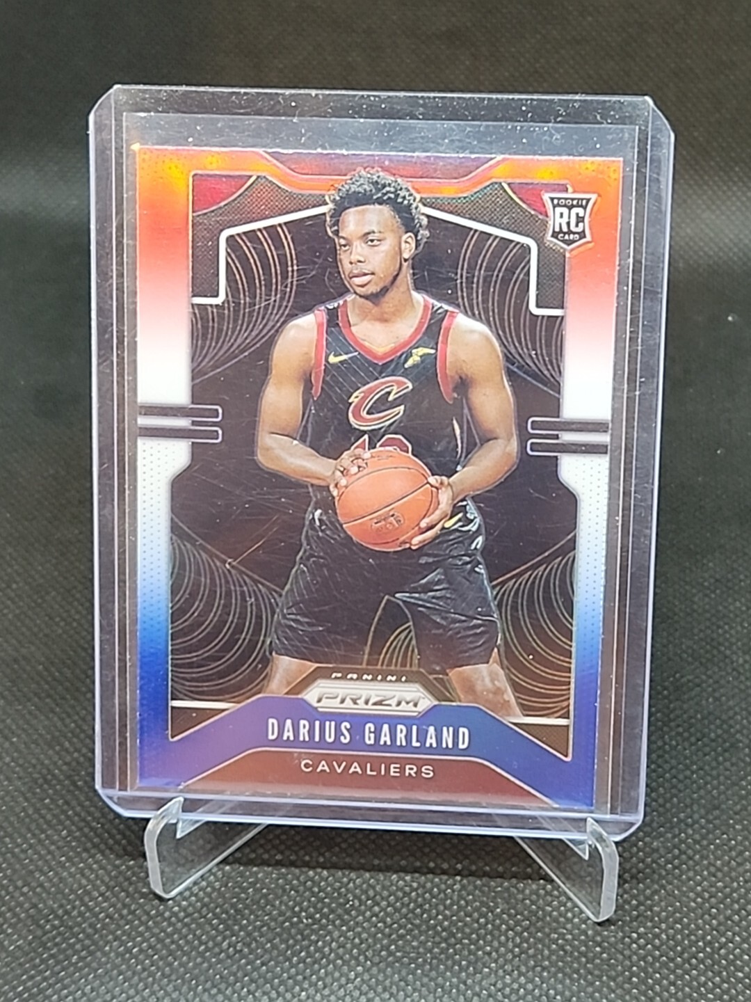 2019 Prizm Basketball Darius Garland Red White Blue RC Cleveland Cavaliers #288