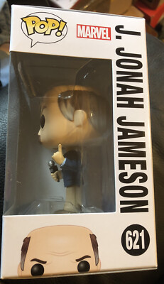 Funko Pop! Spider-Man: Far From Home - J. Jonah Jameson Exklusiv-Figur #621, 9,5 Cm