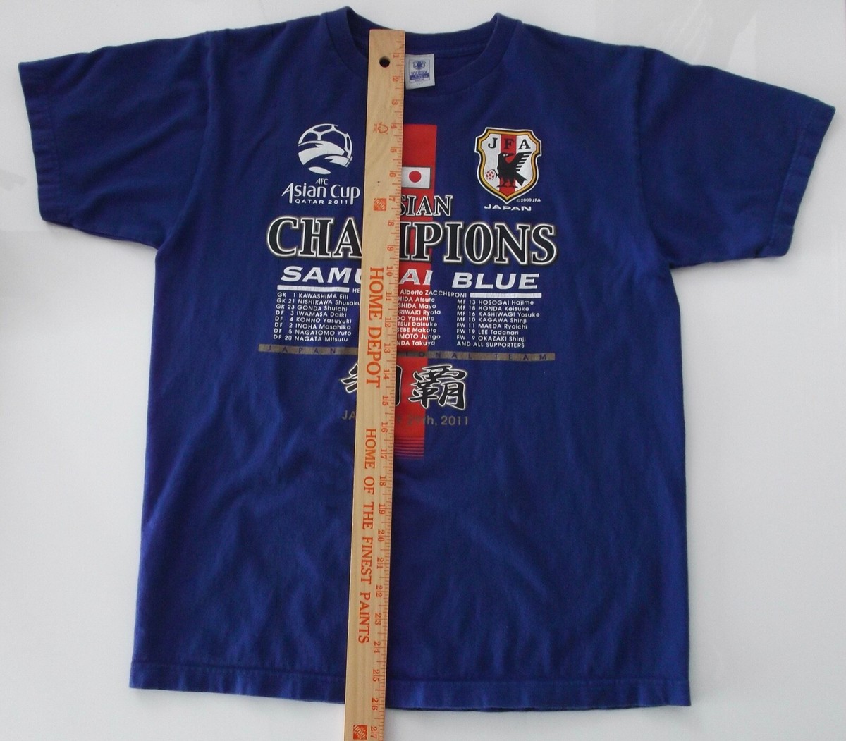 JOCカップユニホーム JFA Official Japan National Soccer Team AFC Asian Cup Qatar Asian