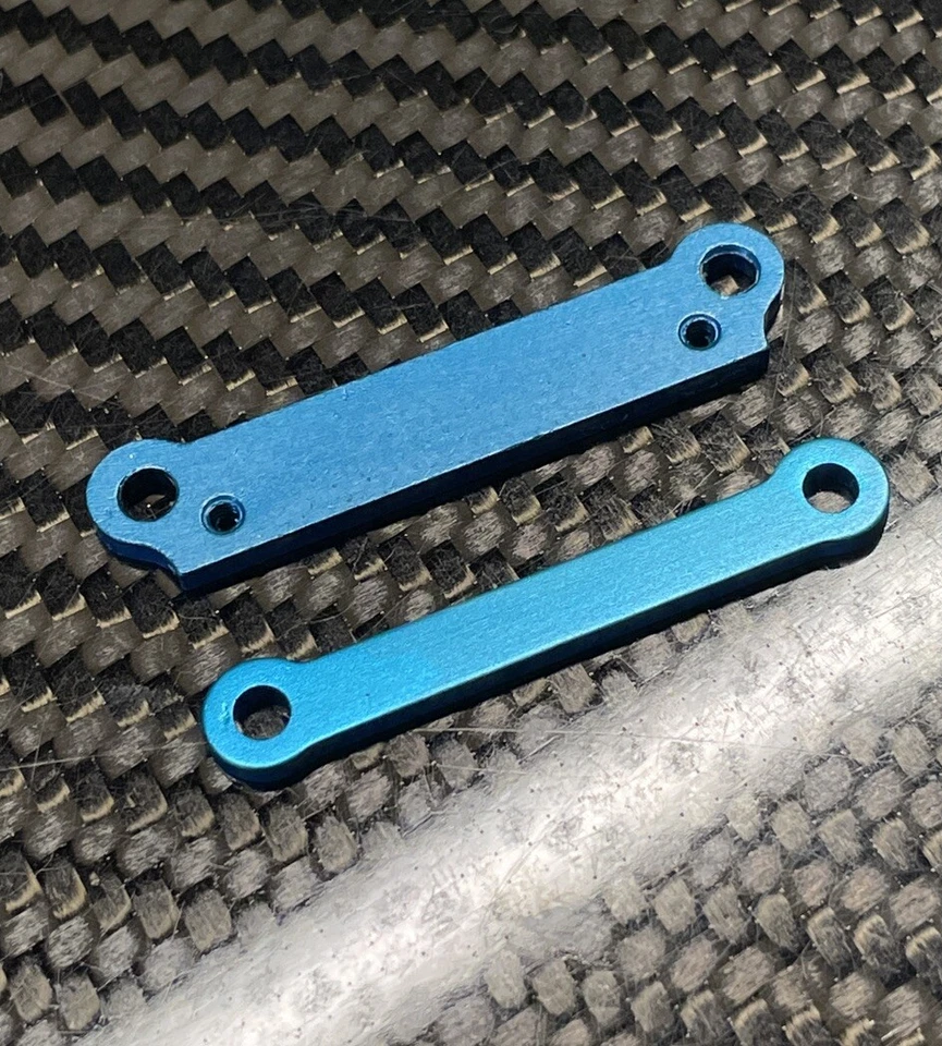 Trinity RC XXX Rear Front Arm Brace Alloy Vintage Blue Losi New - Image 3 of 3