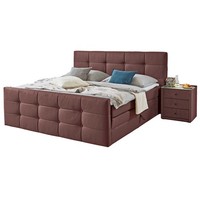 Boxspringbett - Heidekraut - Mit Bettkasten - H2 - 180X200 Cm Doppelbett