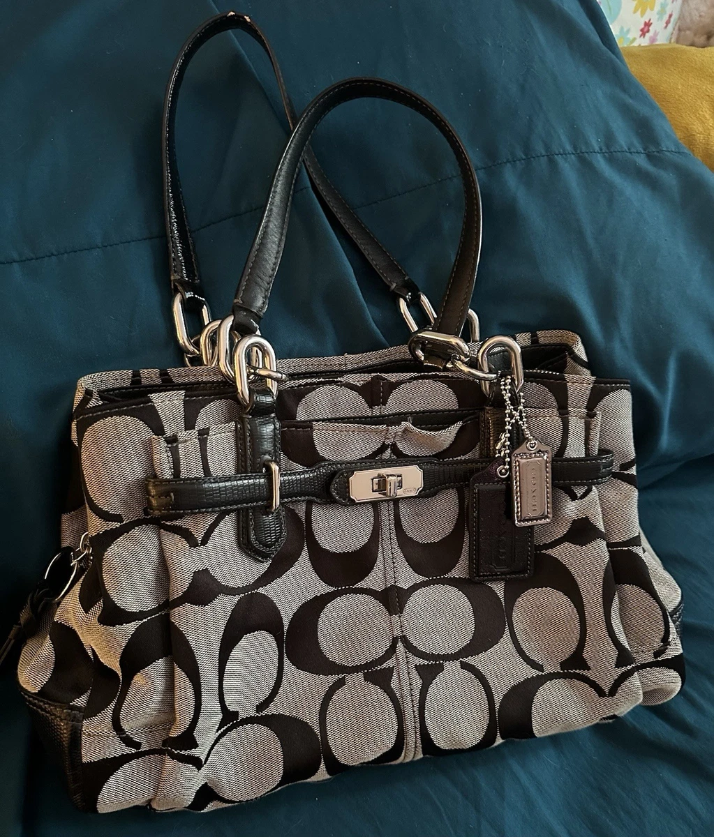 Coach Legacy Canvas Exterior Shoulder Bag Bags & Handbags for
