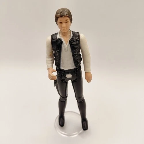 Vintage 1977 Kenner Star Wars Han Solo Action Figure Toy Hong Kong Vtg