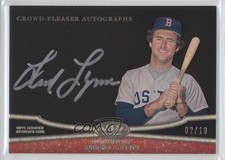 2013 Topps Tier One Crowd-Pleaser Silver Ink 2/10 Fred Lynn #CPA-FL2 Auto 2x6