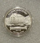 Vintage 1996  .999 Silver 1 oz Round McCoy Cove Mine ~ Schoolhouse ~ RARE