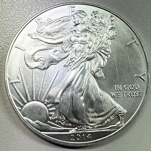 2014 American Silver Eagle 1 oz .999 Fine Silver $1 BU Brilliant Uncirculated