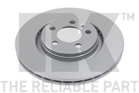 2X Nk Bremsscheibe 314759 FüR Audi Seat Skoda Vw