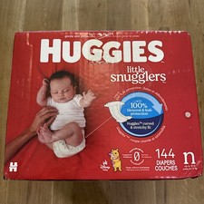 Huggies Little Snugglers Diapers - Size Newborn - 144 Ct 0.26 per diaper