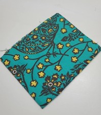 Tula Pink Fabric Nest Moda Birds Floral Teal RARE Quilt OOP FAT QUARTER