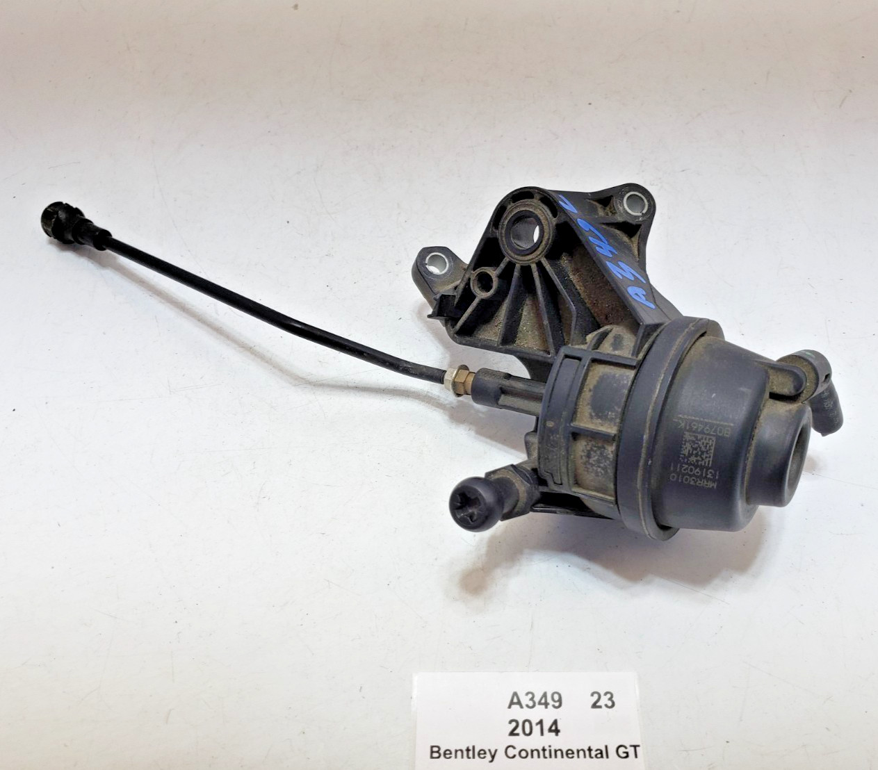 ✅ 13-17 OEM Bentley Continental GT 4.0L Left Driver Turbo Vacuum Valve Actuator