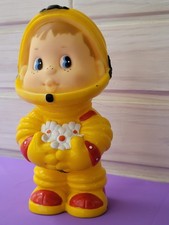 Vintage Soviet rubber toy Cosmonaut Astronaut Space Man Cosmos USSR          