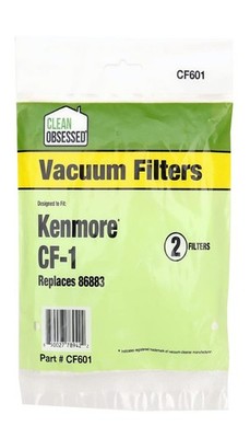 Clean Obsessed Replacement Filter Designed To Fit Kenmore CF-1 Canister Vacuum M