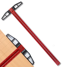 12, 24, 31, 39 in Precision Ruler Square T-Shaped Woodworking Scriber Measuring 