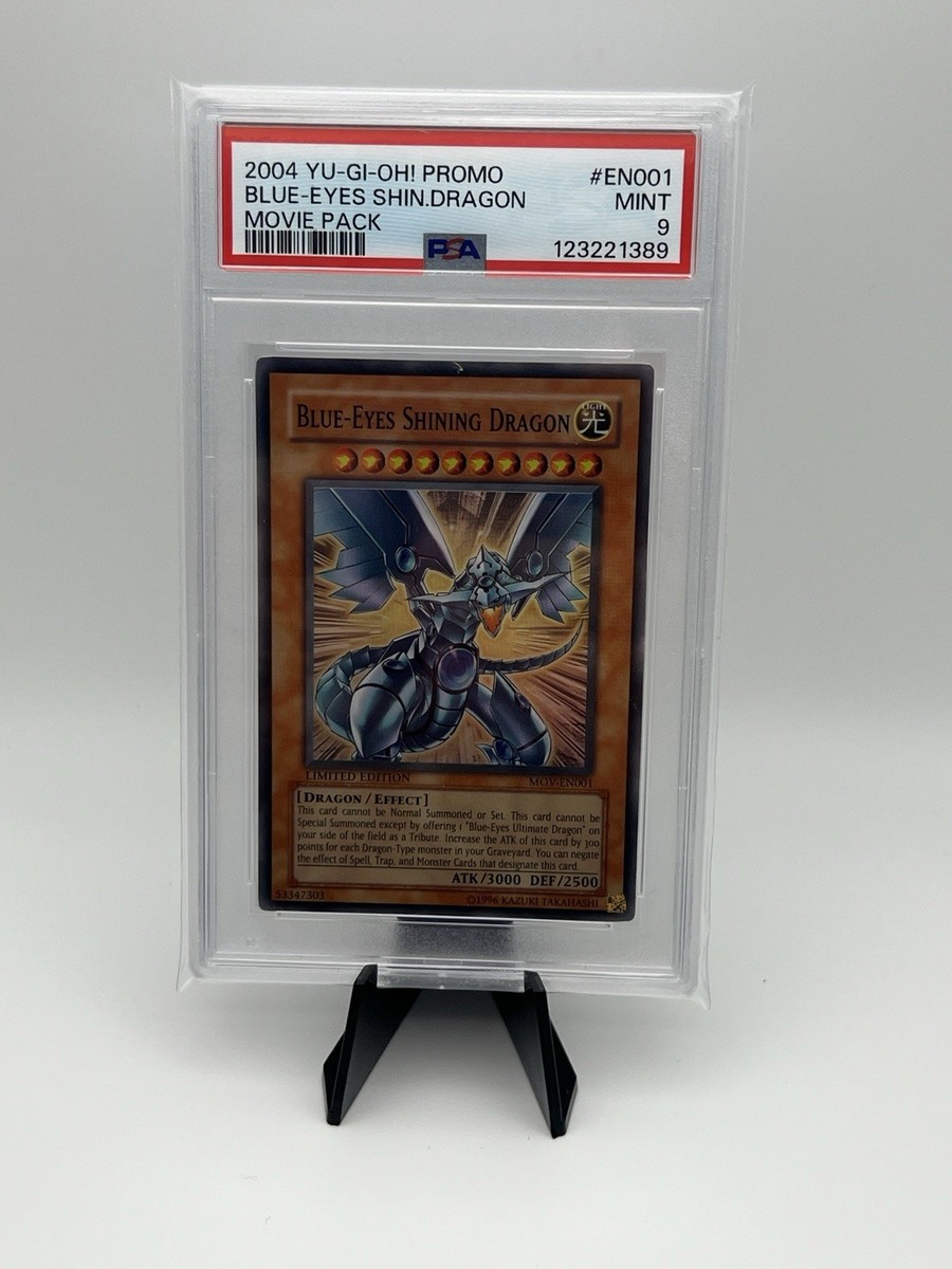 遊戯王　青眼の光龍　psa9 MOV-EN001 blue eyes shining dragon mov-en001 psa 10 Ships Immediately