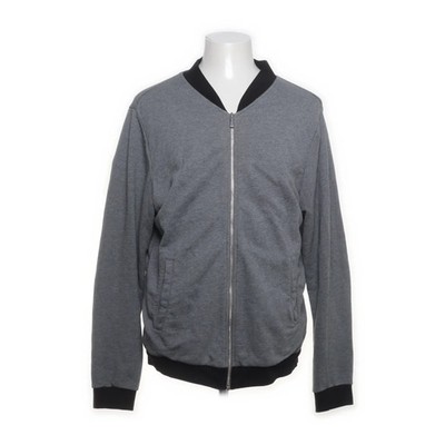 Global, Bomberjacke, Herren, Größe: L, Grau, Bio-Baumwolle #BUn