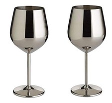 Antikes weinbeschichtetes Kelch Fl&ouml;te Weinglas 200 ml je 2er Set Halloween Ge...