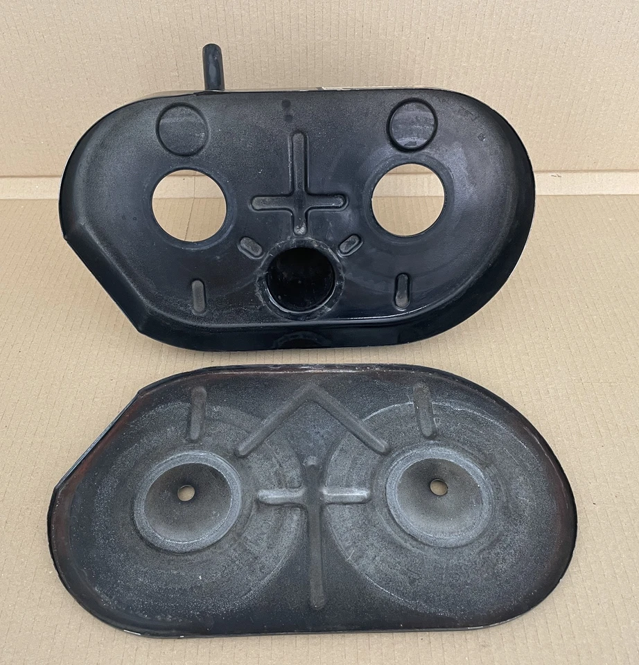 Genuine BMC classic Mini Austin Morris Cooper & S AIR FILTER BOX twin SU HS2 1¼ - Imagen 3 de 4