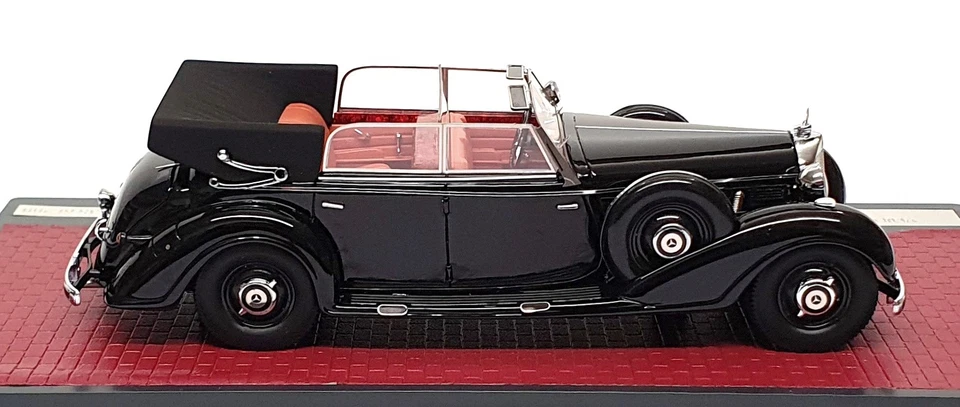 Matrix 1/43 Scale MX41302-121 - 1938 Mercedes Benz 770 Cabriolet D Open - Black - Image 3 of 4