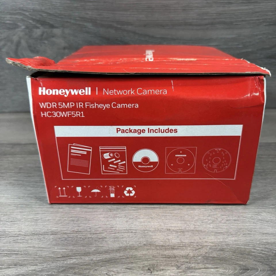 Honeywell 30 Series HC30WF5R1 5MP Outdoor Network Fisheye Camera White Open Box - Image 4 of 4