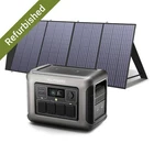 ALLPOWERS 1800W Portable Power Station 200W Solar Panel Powered Mobile Generator