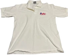 UTZ Quality Foods Employee Tee Shirt L Polo Snack Food Chip J1