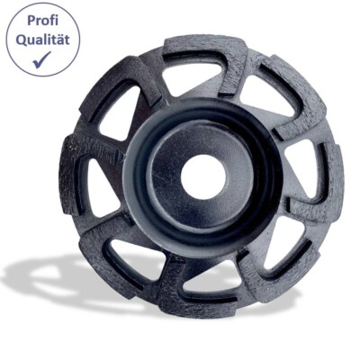 Diamantschleiftopf Schleifteller Topf 125 Altbeton Mauerstein Profi