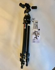 Bogen Manfrotto 3221 Tripod With 3030 3-Way Pan/Tilt Head Made in Italy