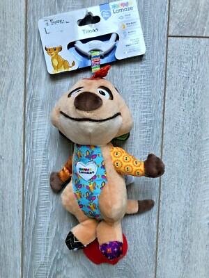Lamaze Tomy Disney König der Löwen Clip & Go TIMON  Babyspielzeug Plüschtier